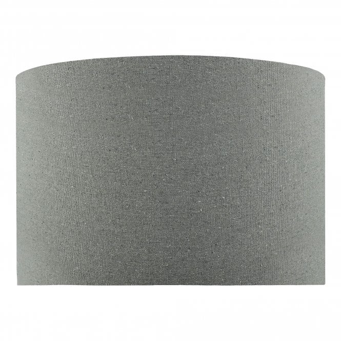 PYRAMID Grey Linen Drum Shade 46cm