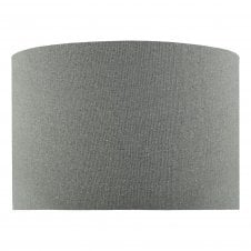 PYRAMID Grey Linen Drum Shade 46cm
