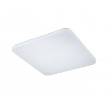 Rounded Square LED Flush Ceiling Fitting, White | Lighting Company UK