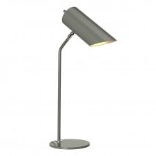 QUINTO contemporary dark grey desk lamp