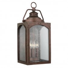 Copper oxide exterior wall light| Large traditional| Lighting Company UK