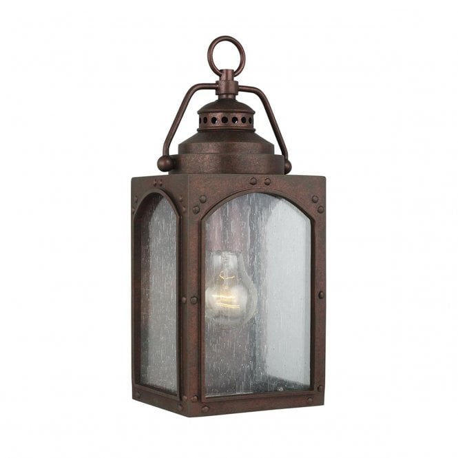 RANDHURST coastal wall lantern in copper oxide finish (small)