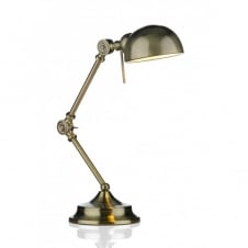 RANGER antique brass adjustable desk or reading lamp