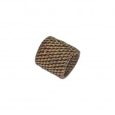 RATTAN Napkin Ring Black