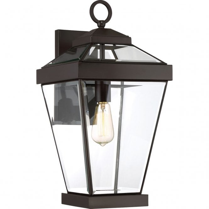 RAVINE Large Wall Lantern Light - Bronze