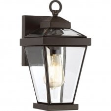 Outdoor Wall Lantern Light In Bronze