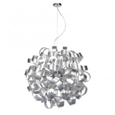 Contemporary Aluminium Ribbon Ceiling Pendant 