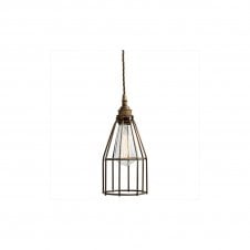 RAZE Cage Pendant Light in Powder Coated Bronze