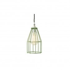 RAZE Cage Pendant Light in Powder Coated Sage Green