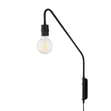 REDDING Minimalist Swing Arm Wall Light Matte Black