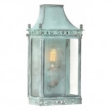 Traditional Verdigris Outdoor Wall Lantern