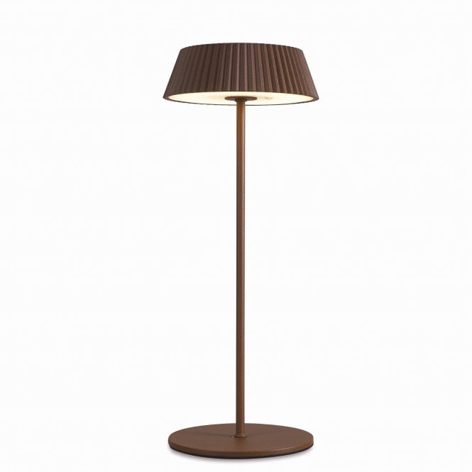 RELAX Table Lamp, 2W LED, 3000K, 180lm, IP54, USB Touch Dimmable, Rust Brown, 3yrs Warranty