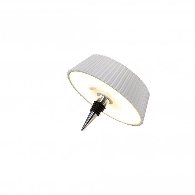 RELAX USB Chargeable Table Lamp Bottle Stop | 2W LED | Touch Dimmable | White