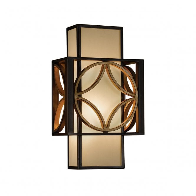REMY Art Deco heritage bronze and gold wall sconce
