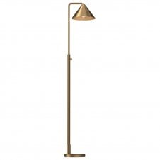 Remyck Floor Lamp in Brushed Gold