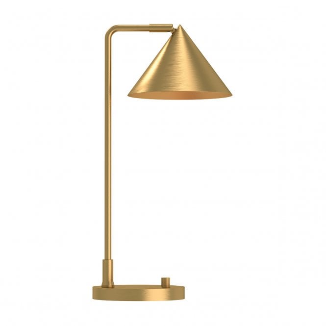 Remyck Table Lamp in Brushed Gold
