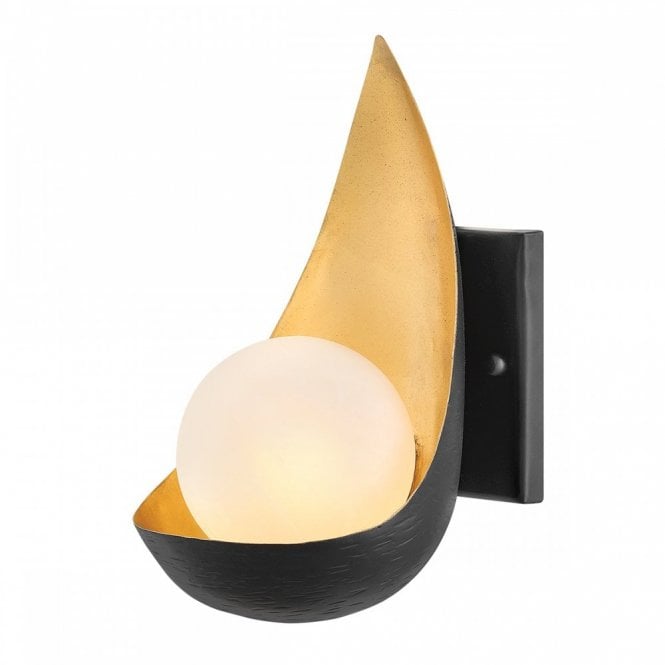 REN Wall Light in Black and Gold