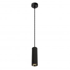 RETROSPOT 1 Light Cylinder Ceiling Pendant in Black