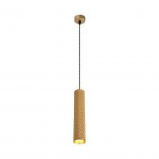 RETROSPOT 1 Light Cylinder Ceiling Pendant in Champagne Gold