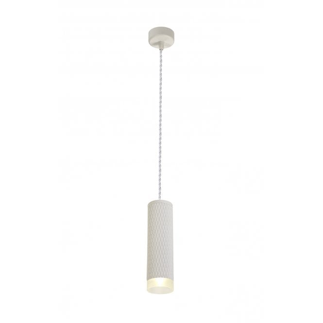 RETROSPOT 1 Light Cylinder Pendant White