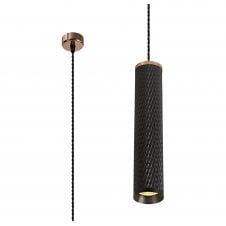 black and rose gold modern ceiling pendant