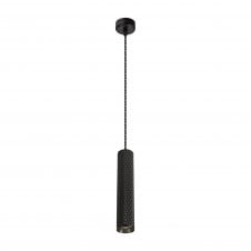 RETROSPOT 1 Light Large Cylinder Ceiling Pendant in Black