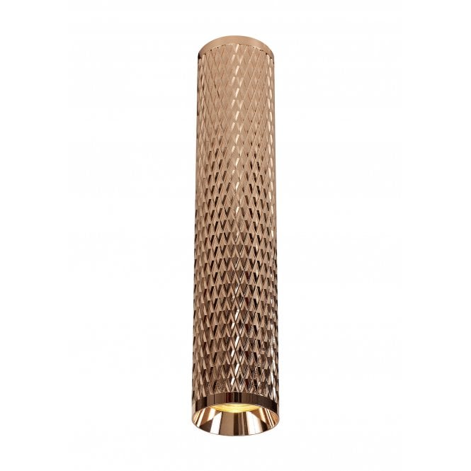 RETROSPOT 1 x GU10 Surface Mounted Spot Light Rose Gold 30cm