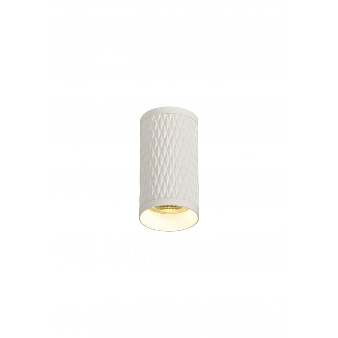 RETROSPOT 1 x GU10 Surface Mounted Spot Light Sand White 11cm