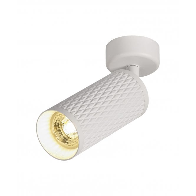 RETROSPOT Surface Mounted Spot Light Sand White Adjustable Head 20cm