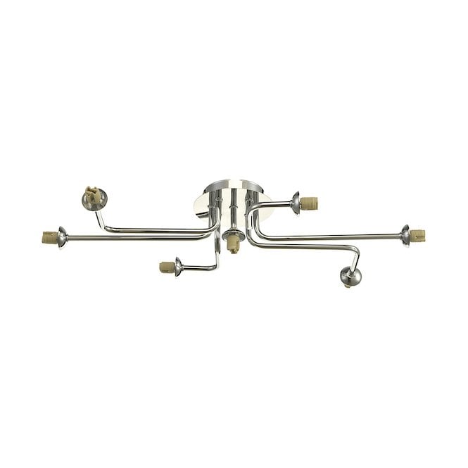 REYNA 7 Light Semi Flush Ceiling Light in Chrome