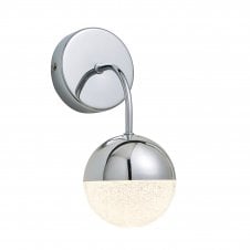 RHODES | Bathroom Rated | 1lt LED Wall Light Chrome
