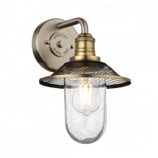 nickel bathroom wall light