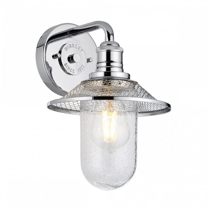 RIGBY 1 Light Wall Light in Polished Chrome