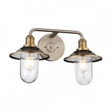 RIGBY 2 Light Wall Light in Antique Nickel