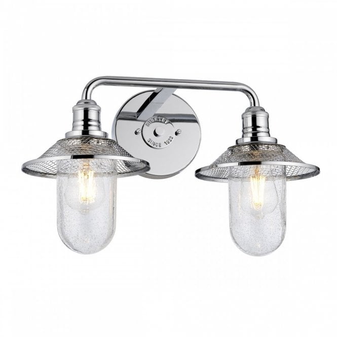 RIGBY 2 Light Wall Light in Polished Chrome