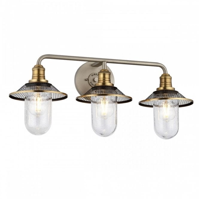 RIGBY 3 Light Wall Light in Antique Nickel
