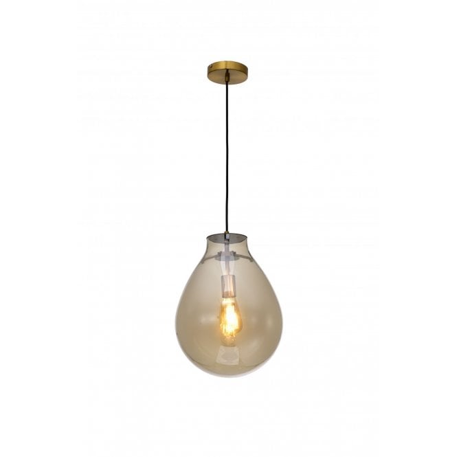 RIO Small Champagne Balloon Shaped Ceiling Pendant