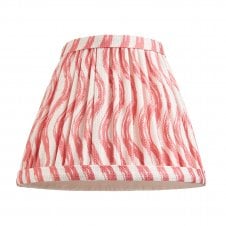 pink ripple pattern lampshade