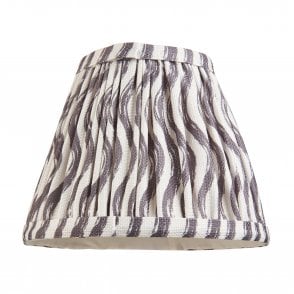 Ripple 16cm Tapered Shade in Pearl Grey