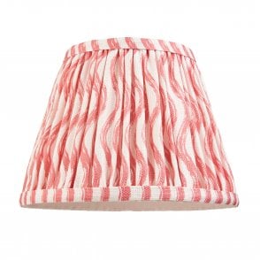 Ripple 20cm Tapered Shade in Coral Pink