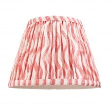 pink ripple pattern tapered shade