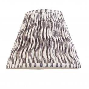 Ripple 25cm Tapered Shade in Pearl Grey