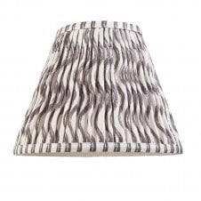 grey ripple pattern tapered shade
