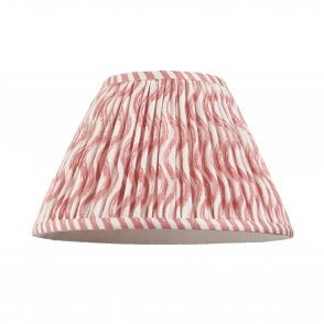 Ripple 30cm Tapered Shade in Coral Pink