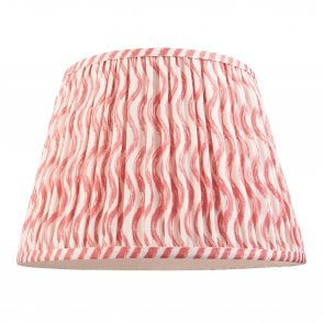 Ripple 35cm Tapered Shade in Coral Pink