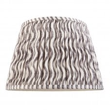 grey ripple pattern tapered shade