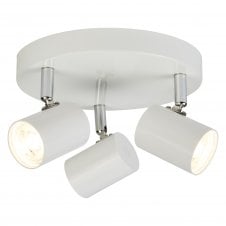 3 light white LED spotlight cluster