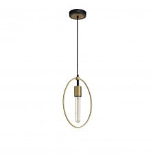 ROLLO Small Ceiling Pendant Sand Gold/Matt Black