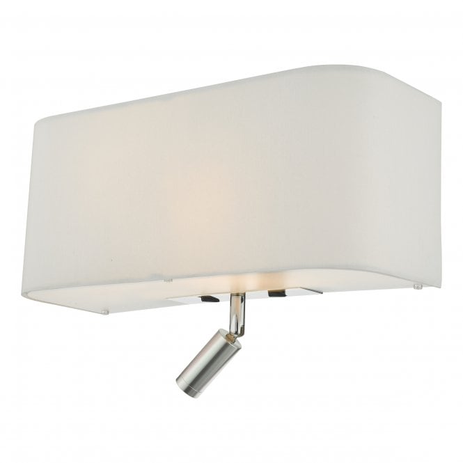 RONDA 3 Light Wall Light Ivory with adjustable LED Reading Light