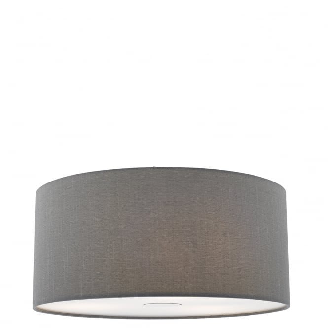 RONDA faux silk grey easy fit pendant shade (small)